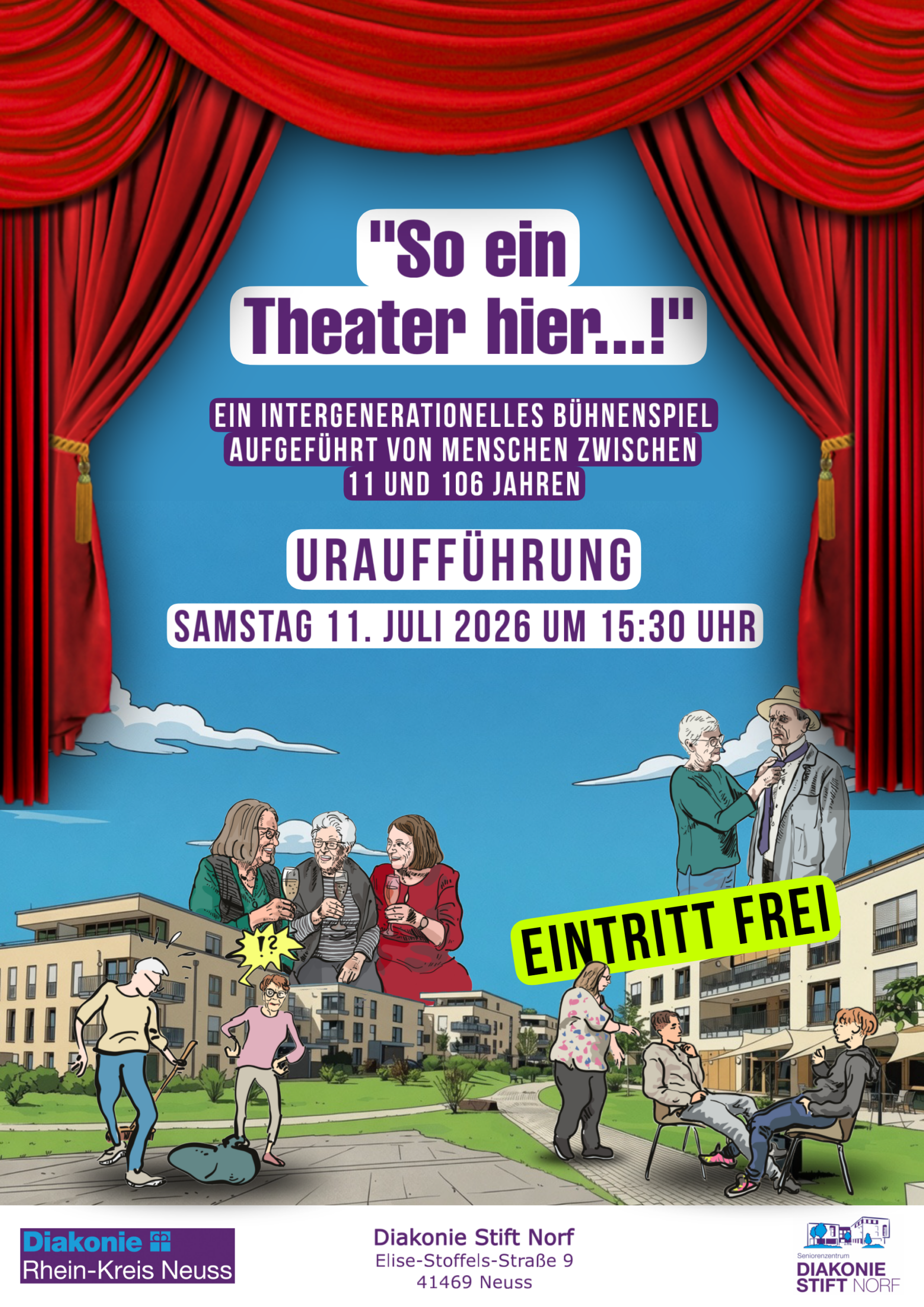 Plakat Aufführung Theaterprojekt