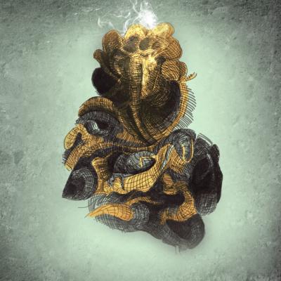 Ganesha On The Moon
