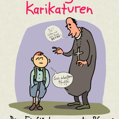 Anti-religiöse Karikaturen 