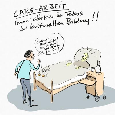 Care-Arbeit im Fokus der kulturellen Bildung