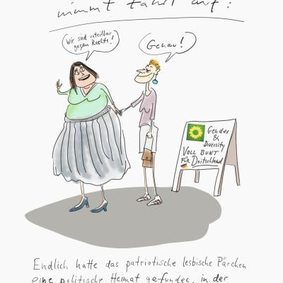 Grüner Wahlkampf nimmt Fahrt auf