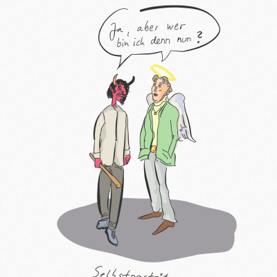 Selbstportrait mit Spiegelbild