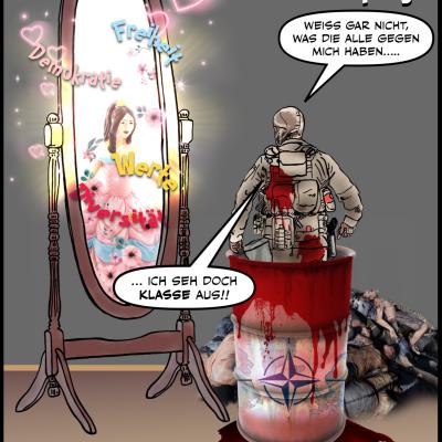 Der NATO-Zauberspiegel