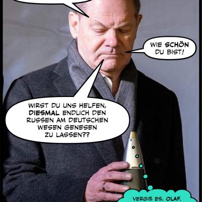 Olaf und die Granate: eine einseitige Romanze
