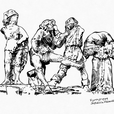 Figurengruppe, Stiftskirche Abbeville