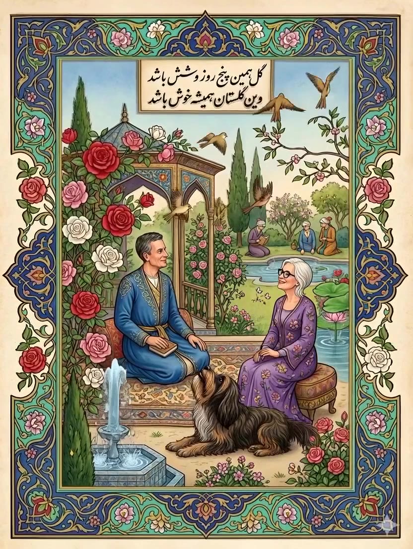 Im Rosengarten des Imams